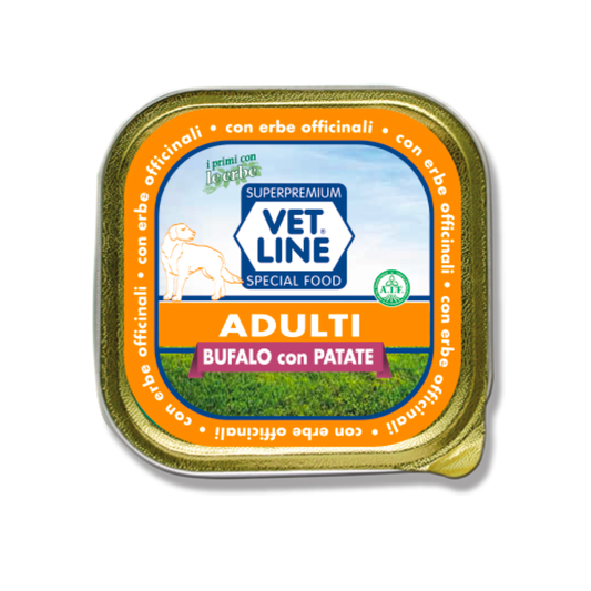 Vet Line - ADULTI BUFALO E PATATE