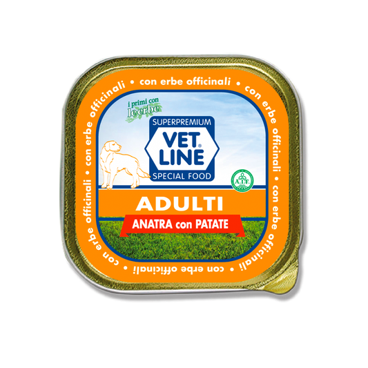 Vet Line - ADULTI ANATRA E PATATE