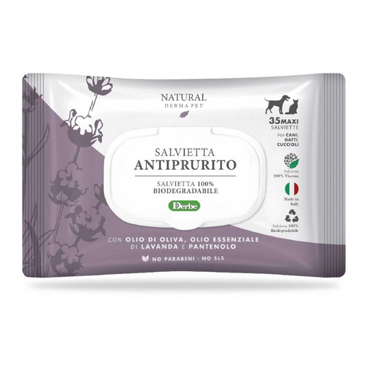 Salvietta Antiprurito - Olivo e Pantenolo