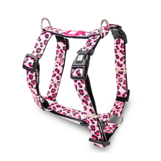 Max&Molly – Pettorina H - Leopard Pink