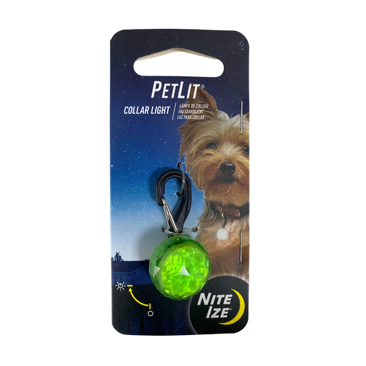 PetLit® Collar Light - Lime Jewel